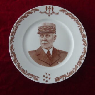 assiette Maréchal Pétain