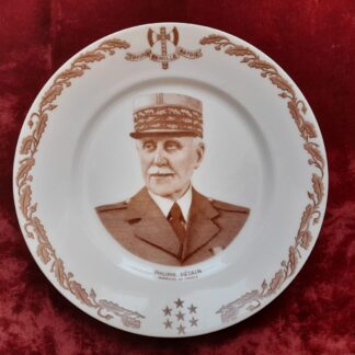 Assiette Maréchal Pétain