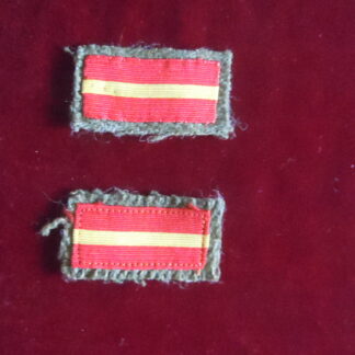 Paire de pattes de col caporal suppléant